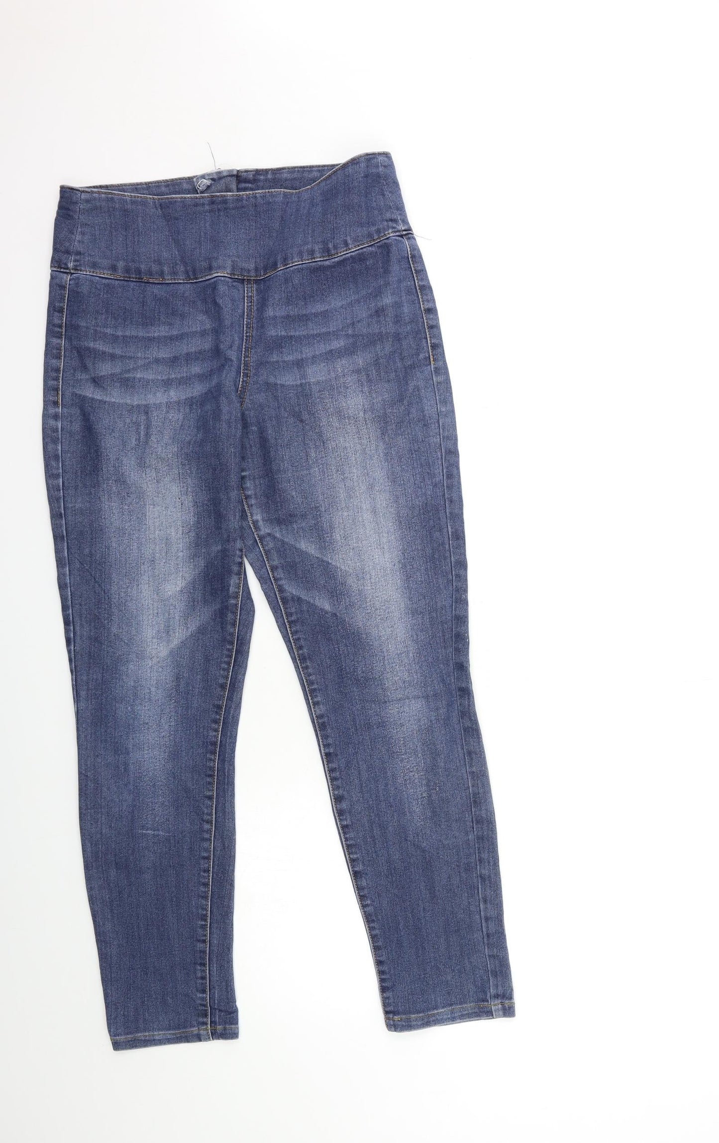 Womens UK Size M Pieces Regular Fit Skinny Blue Jeans