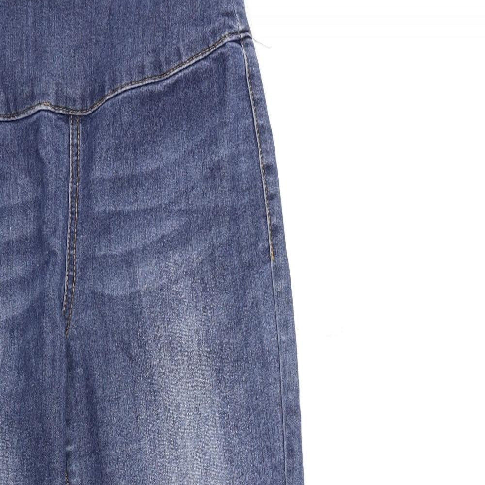 Womens UK Size M Pieces Regular Fit Skinny Blue Jeans