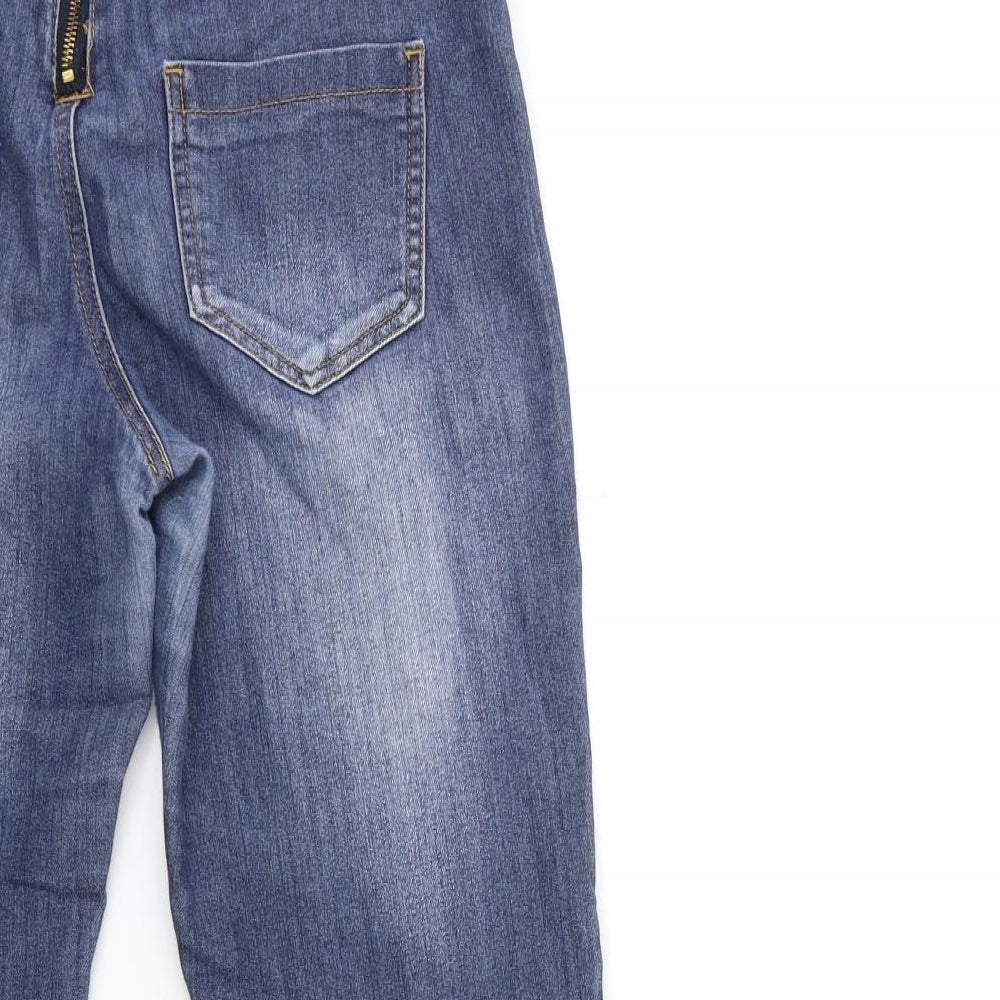 Womens UK Size M Pieces Regular Fit Skinny Blue Jeans