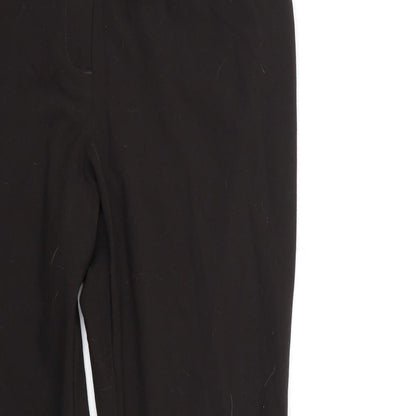Womens UK Size 12 Marks and Spencer Regular Fit  Black Trousers