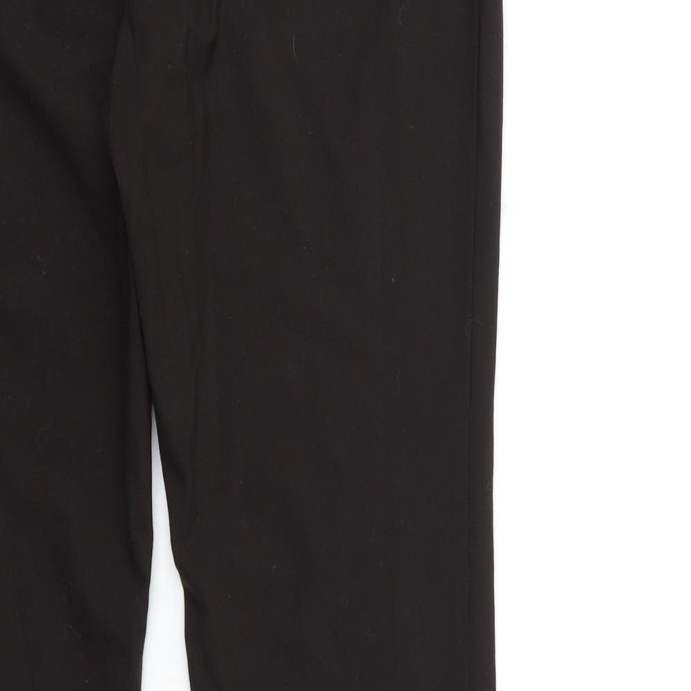 Womens UK Size 12 Marks and Spencer Regular Fit  Black Trousers
