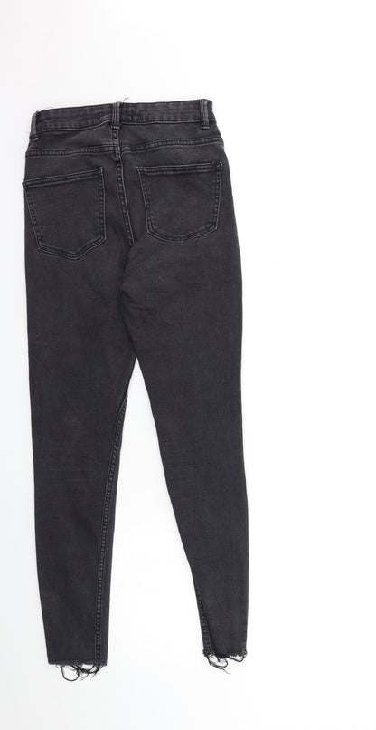 Denim & Co. Womens Black  Denim Skinny Jeans Size 8 L27 in