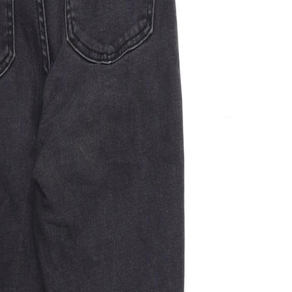 Denim & Co. Womens Black  Denim Skinny Jeans Size 8 L27 in