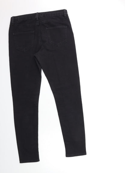Womens UK Size 10 Marks and Spencer Regular Fit Skinny Black Jeans