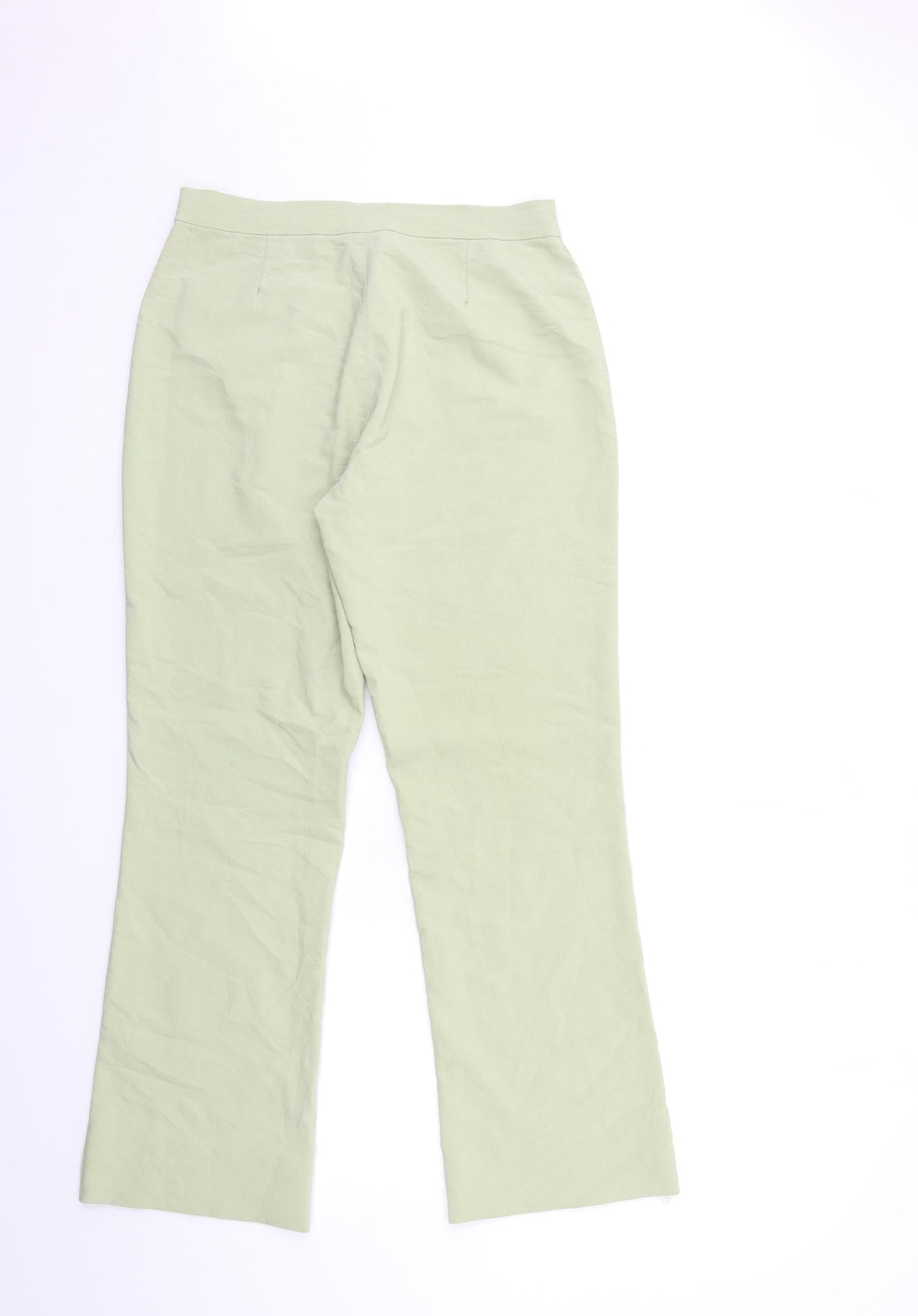 Womens UK Size 28 in Preworn Regular Fit  Green Trousers