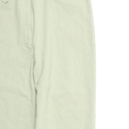 Womens UK Size 28 in Preworn Regular Fit  Green Trousers