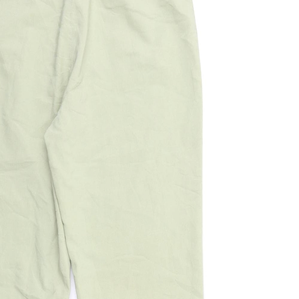 Womens UK Size 28 in Preworn Regular Fit  Green Trousers