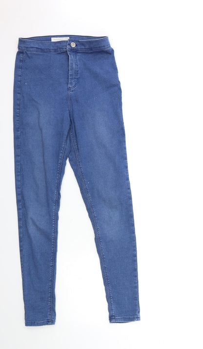 Topshop Womens Blue  Denim Skinny Jeans Size 30 in L34 in