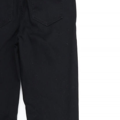 French Dressing Jeans Womens Black  Denim Jegging Jeans Size 10 L28 in