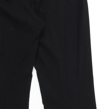 AMARANTO Womens Black   Trousers  Size 16 L29 in