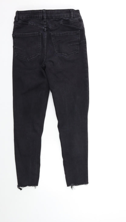 New Look Womens Black  Denim Skinny Jeans Size 8 L25 in