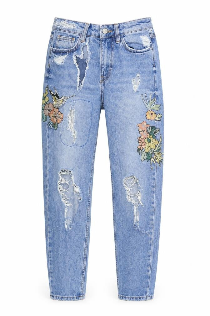 Womens UK Size 6 Denim & Co. Regular Fit Straight Blue Jeans