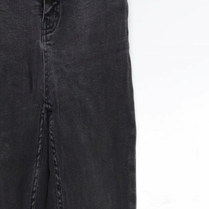 New Look Womens Grey  Denim Skinny Jeans Size 10 L23 in