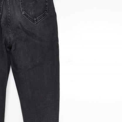 New Look Womens Grey  Denim Skinny Jeans Size 10 L23 in