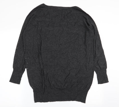 Womens UK Size L store twenty one Grey Pullover Jumper