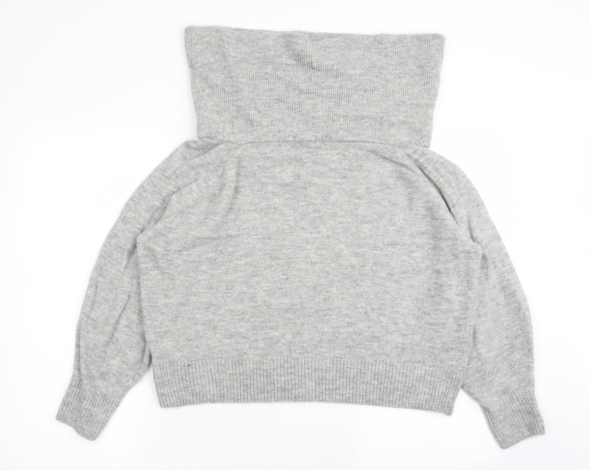 Womens UK Size M H&M Grey Pullover Jumper