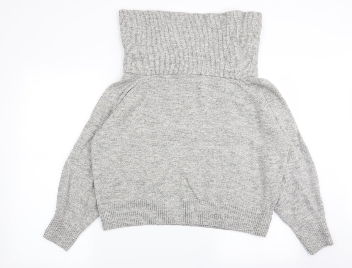 Womens UK Size M H&M Grey Pullover Jumper