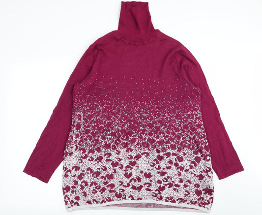 Womens UK Size XL BPC Multicoloured Pullover Jumper