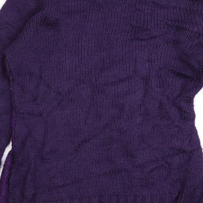Womens UK Size S Klass Purple Pullover Jumper