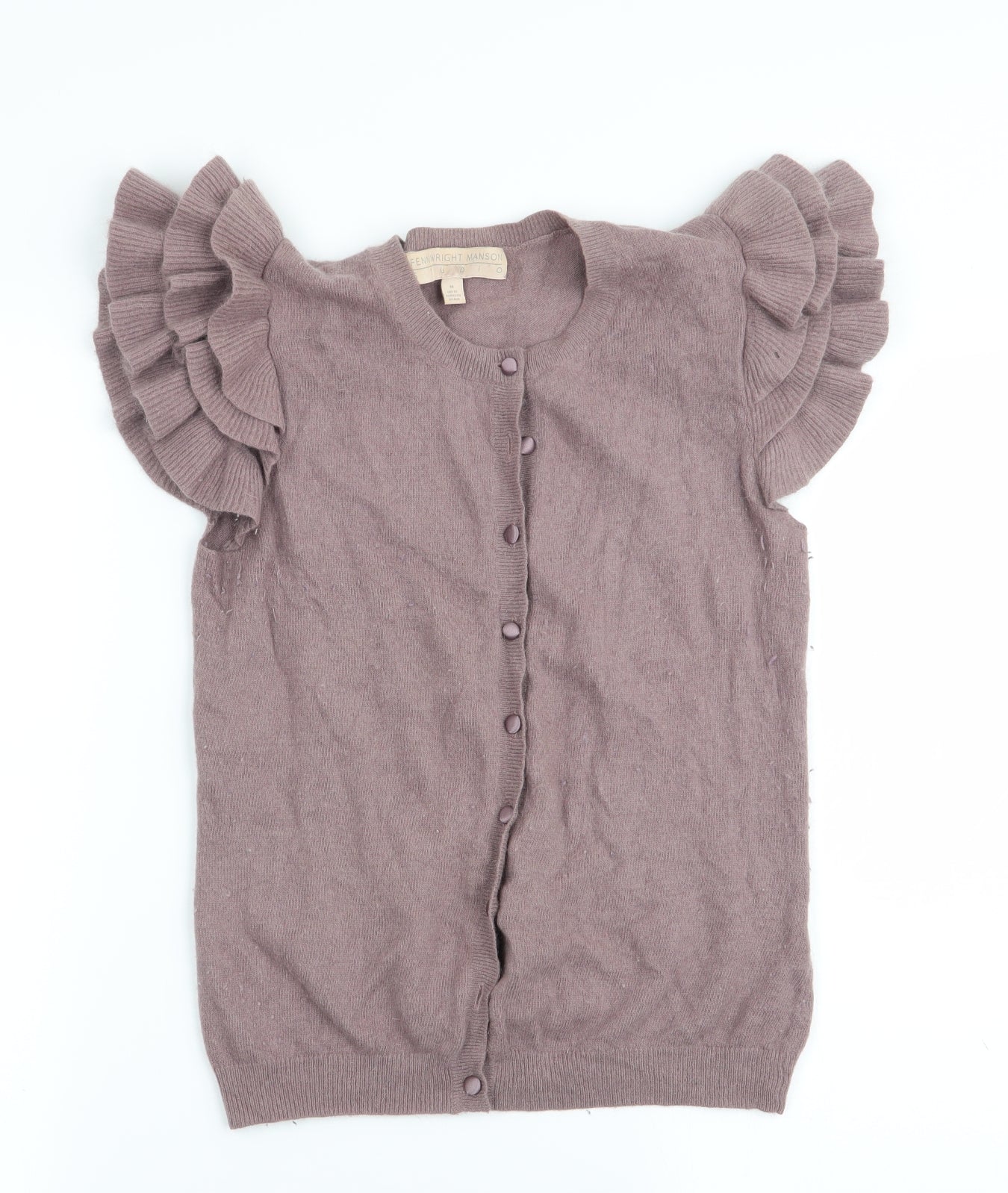 Womens UK Size 12 Fenn Wright Manson Pink Cardigan Jumper