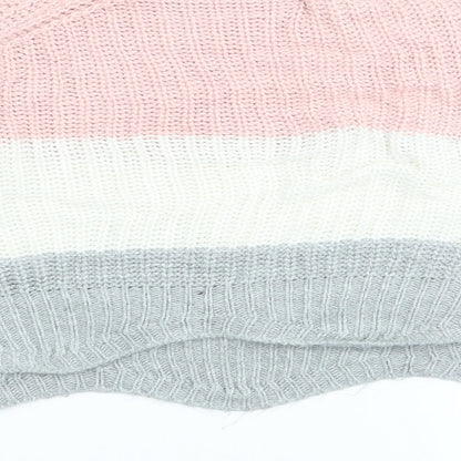 Womens UK Size S cameo rose Multicoloured Pullover Jumper