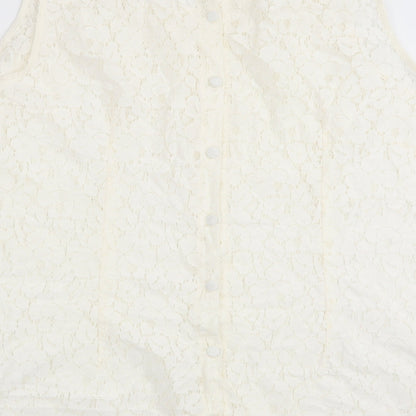 Womens UK Size 20 Dorothy Perkins White Basic Tank
