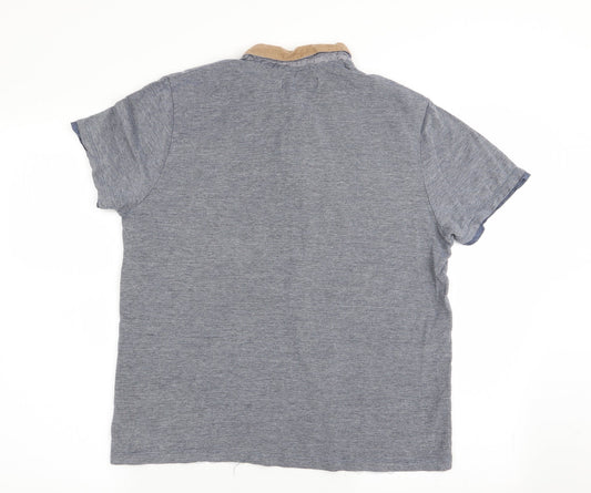 River Island Mens Blue    Polo Size L