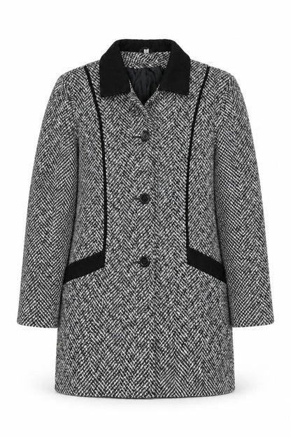 Womens UK Size 10 Preworn Multicoloured Overcoat