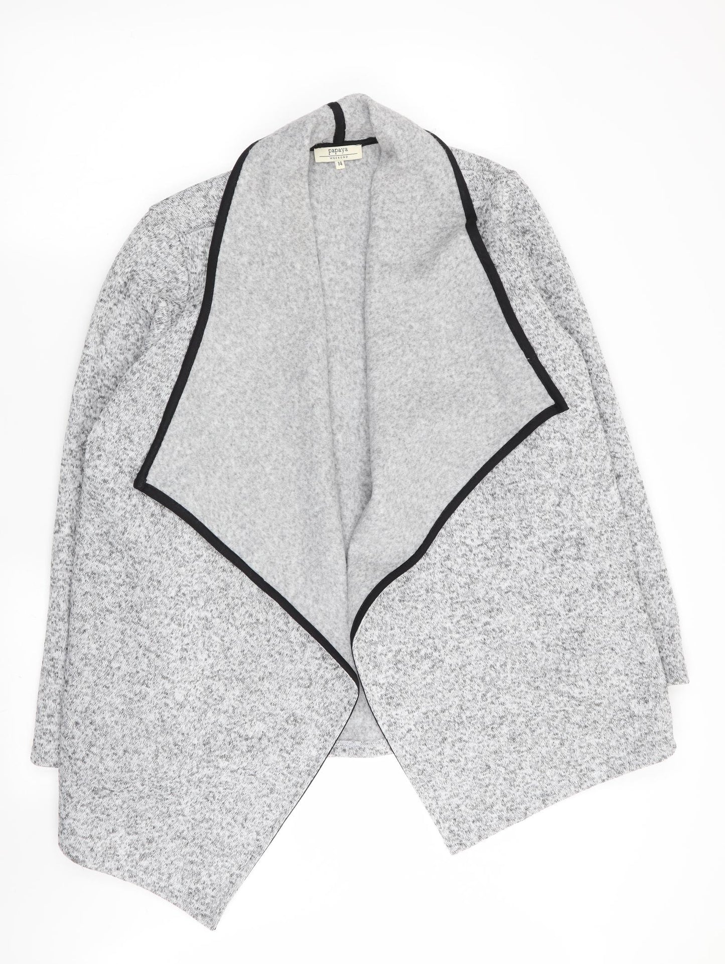 Papaya Womens Grey   Overcoat Coat Size 14