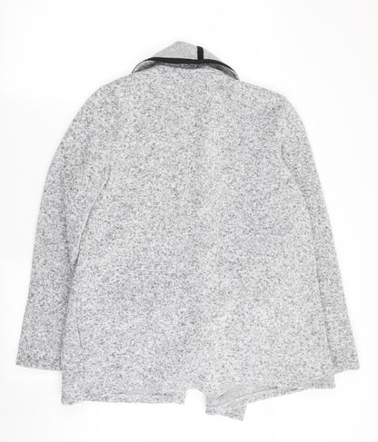 Papaya Womens Grey   Overcoat Coat Size 14