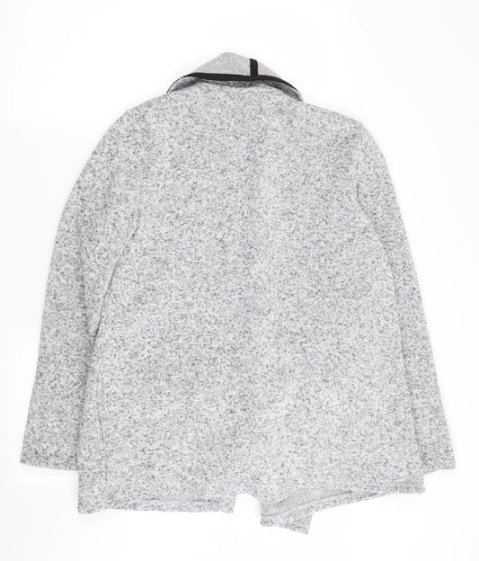 Papaya Womens Grey   Overcoat Coat Size 14