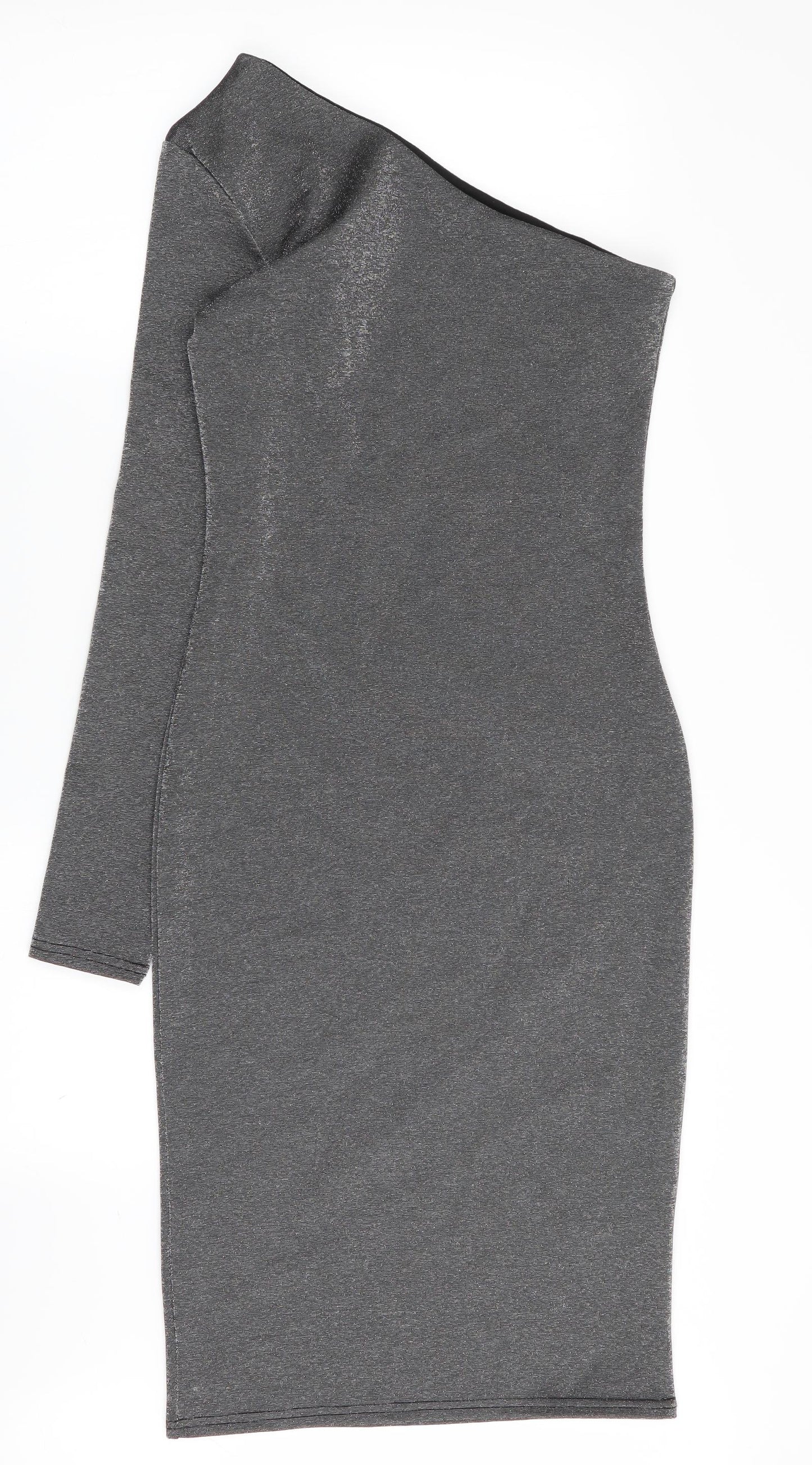 Warehouse Womens Grey   Fit & Flare  Size 8