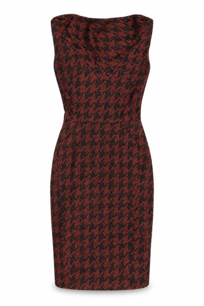 NEXT Womens Brown Geometric  Fit & Flare  Size 6