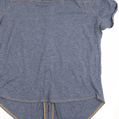 Womens UK Size 12 New Look Grey Basic Polo