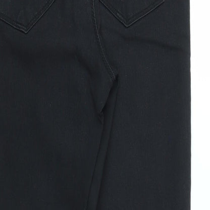 Womens UK Size M VERO MODA Regular Fit Skinny Black Jeans