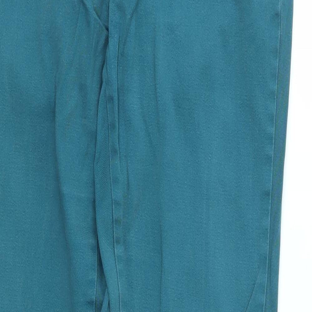 DENIM &CO Womens Green   Skinny Jeans Size 10 L30 in