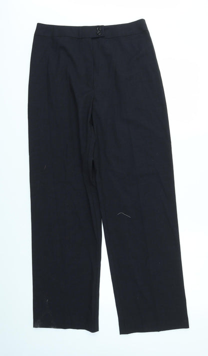 Womens UK Size 32 in Preworn Regular Fit  Black Trousers