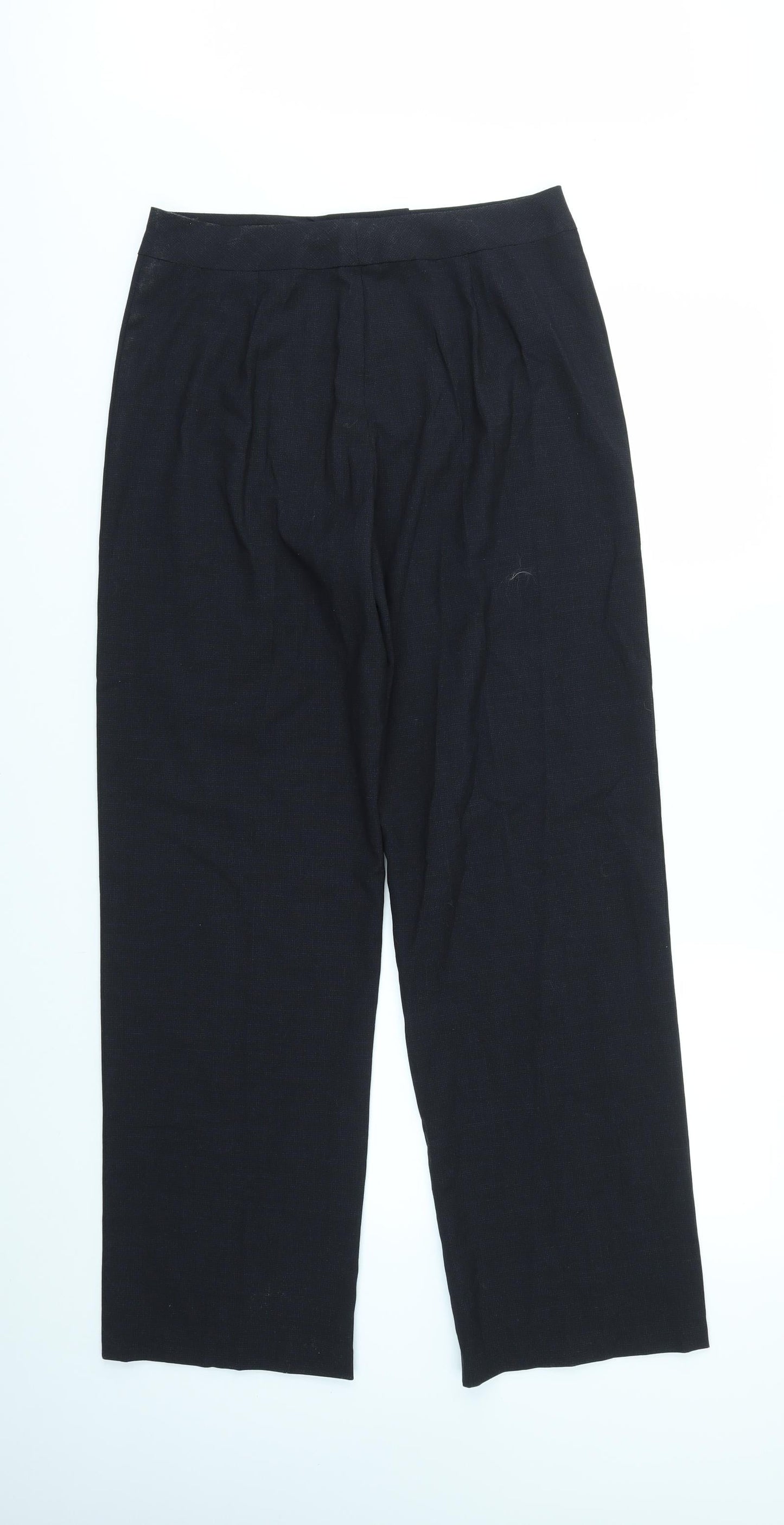 Womens UK Size 32 in Preworn Regular Fit  Black Trousers