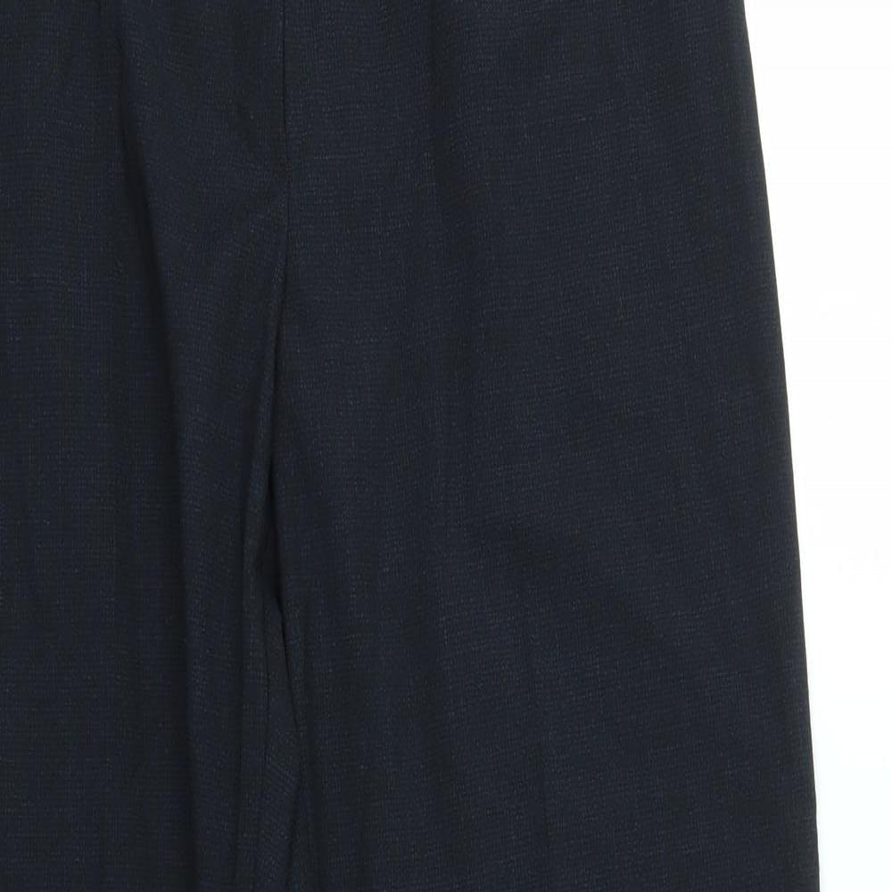 Womens UK Size 32 in Preworn Regular Fit  Black Trousers