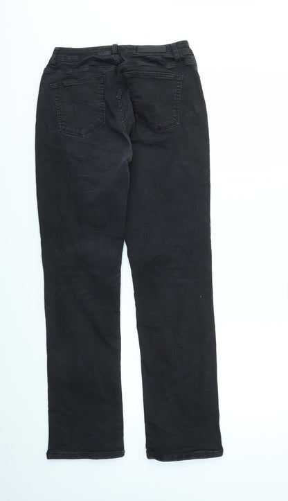 MANOR  Womens Black   Straight Jeans Size 10 L29 in