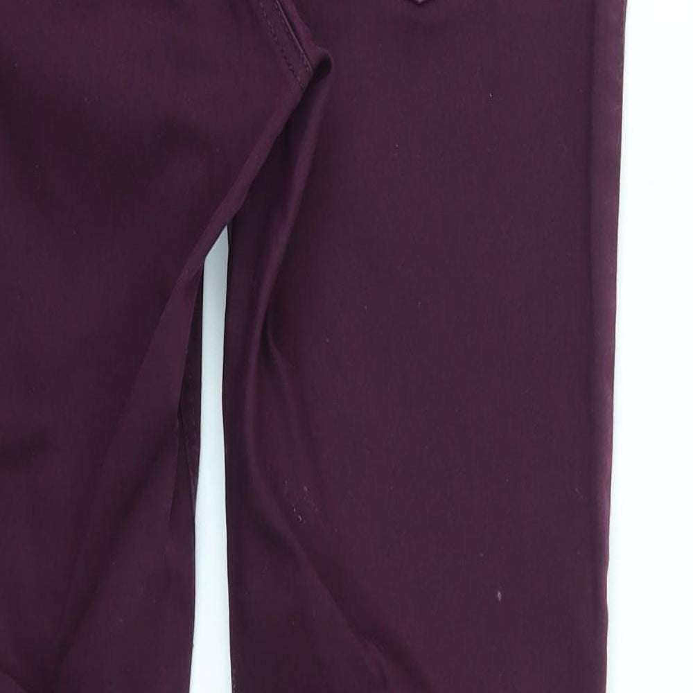 Womens UK Size 10 M&S Regular Fit  Purple Trousers