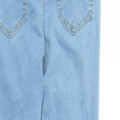 Boohoo Womens Blue   Skinny Jeans Size 10 L26 in