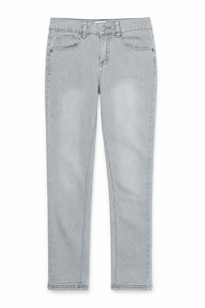 New Look Girls Grey   Skinny Jeans Size 14 Years