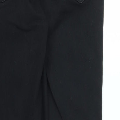 Womens UK Size 10 Preworn Regular Fit Skinny Black Jeans