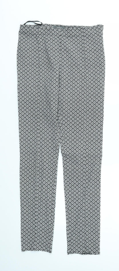 Primark Womens Multicoloured Geometric  Trousers  Size 10 L30 in - stretch waistband