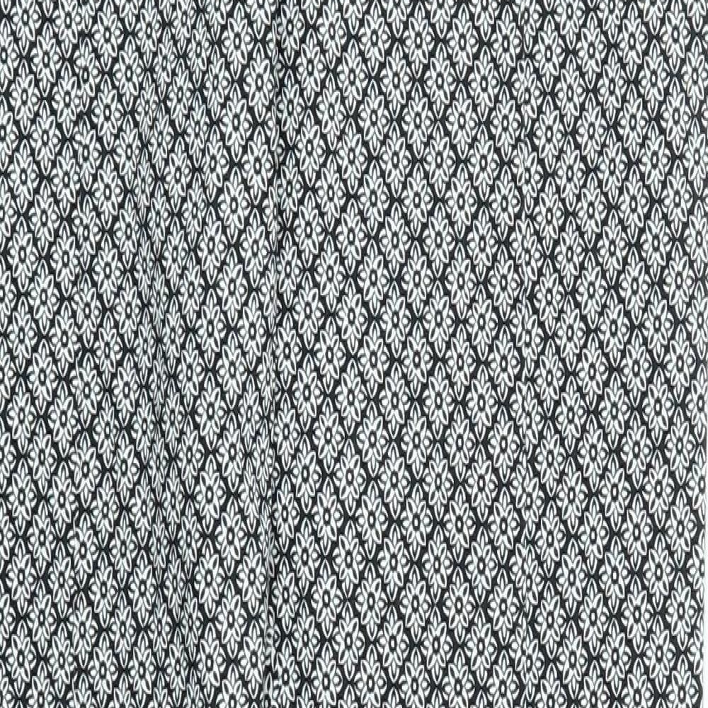 Primark Womens Multicoloured Geometric  Trousers  Size 10 L30 in - stretch waistband