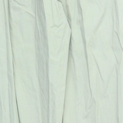 M&S Womens Grey   Paperbag Shorts Size 30 - stretch waistband