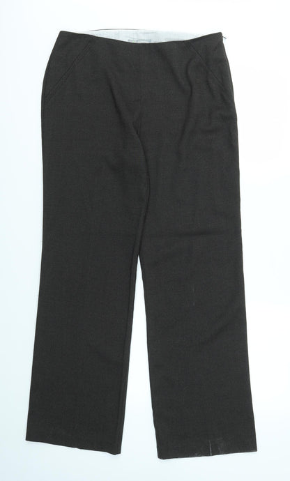 Womens UK Size 14 M&S Regular Fit  Brown Trousers