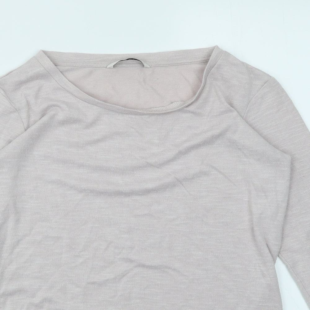 Womens UK Size 8 TU Purple Basic T-Shirt