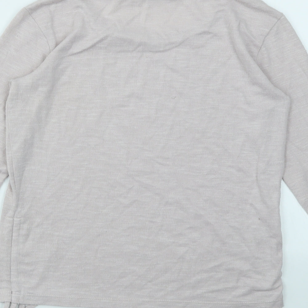 Womens UK Size 8 TU Purple Basic T-Shirt